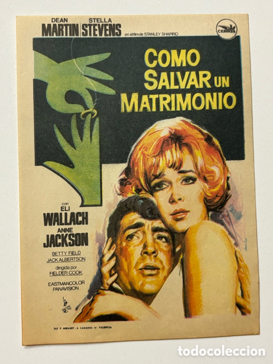 Cine: Programa como salvar un matrimonio Dean Martin A21 - Foto 1