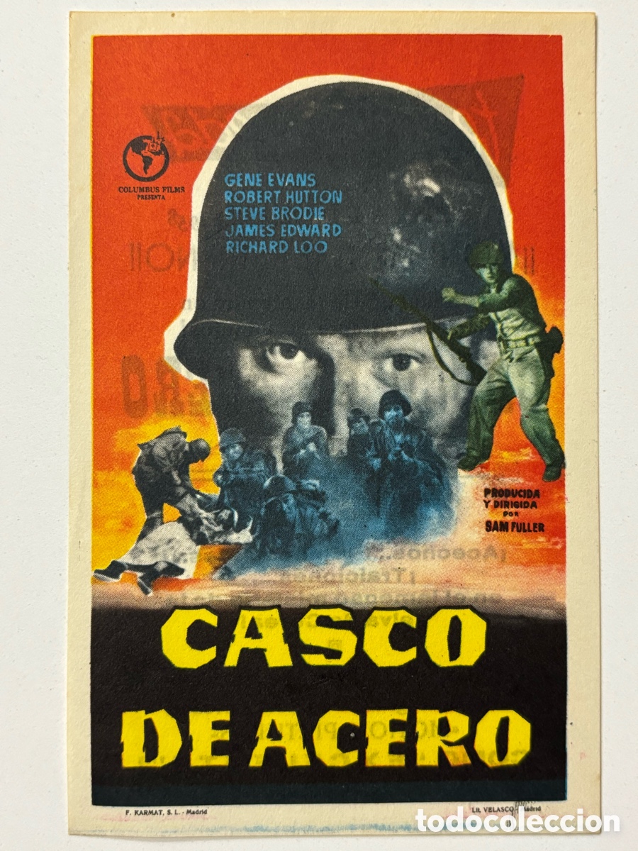 Cine: Programa casco de acero con publicidad teatro Pereda Santander A21 - Foto 1