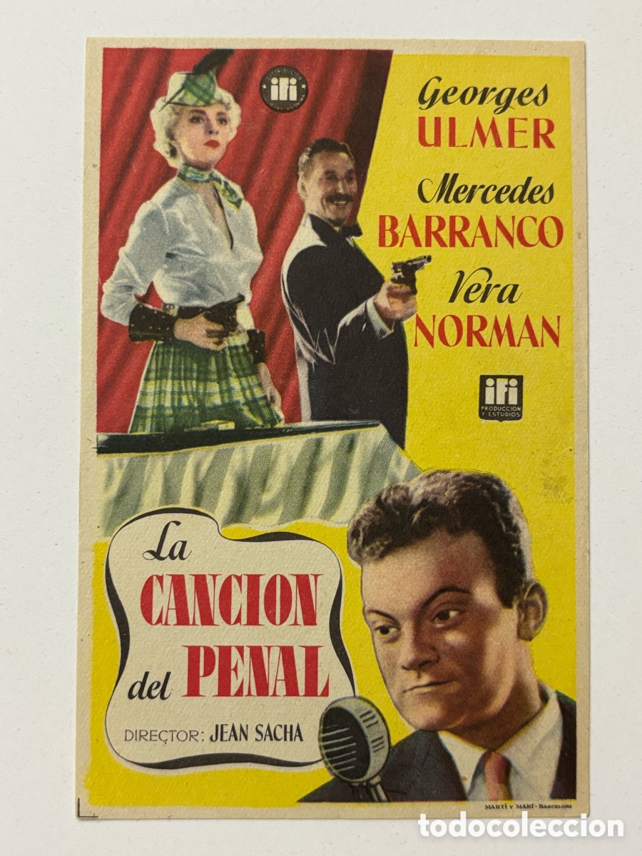 Cine: Programa la canci&oacute;n del penal Georges ulmer A21 - Foto 1