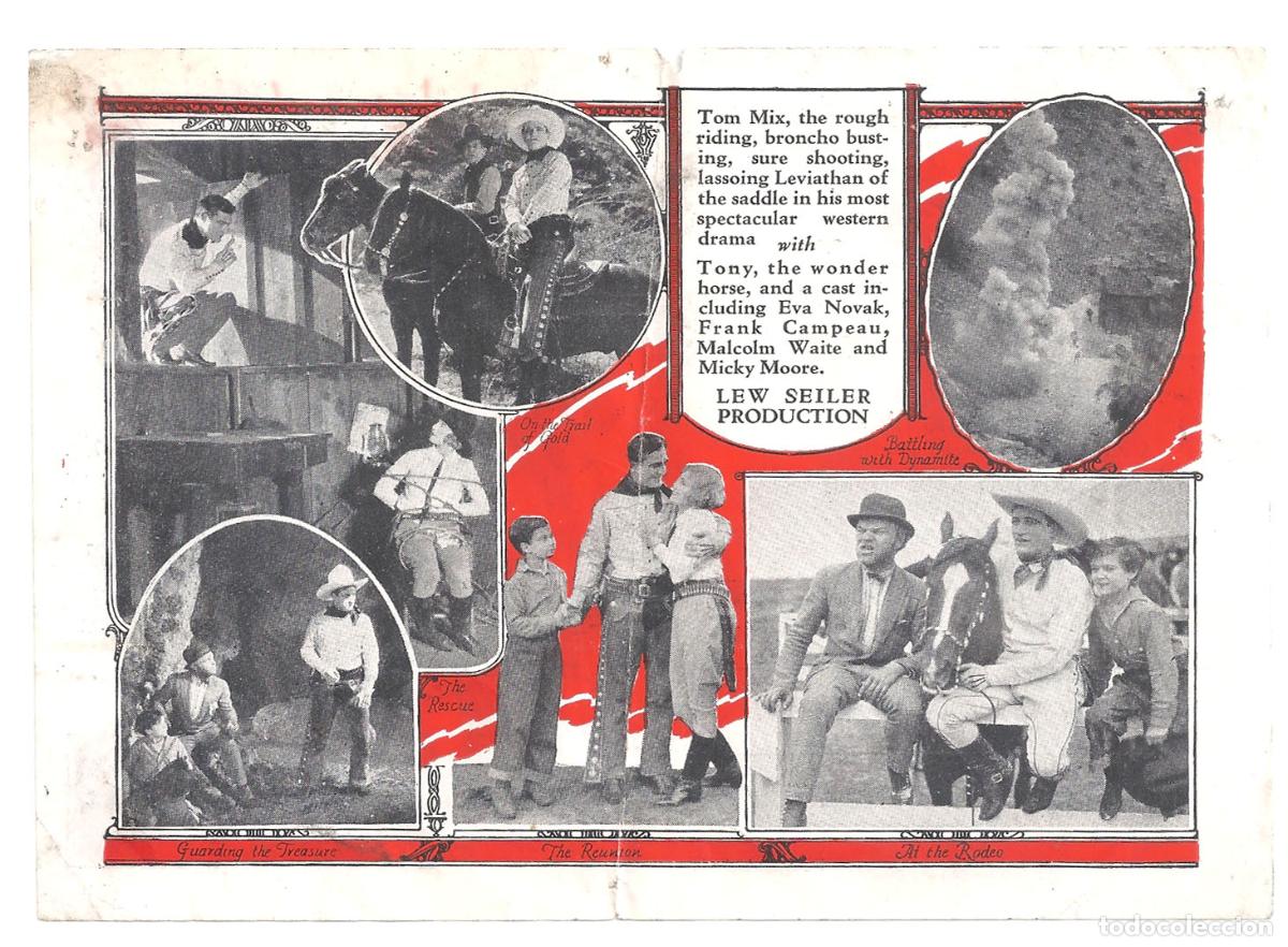 Cine: PTCC 818 NO MANS GOLD PROGRAMA DOBLE AMERICANO TOM MIX - Foto 2