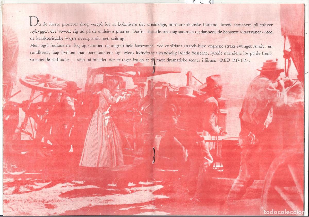 Cine: PTCC 818 RIO ROJO PROGRAMA LIBRITO DANES JOHN WAYNE MONTGOMERY CLIFT - Foto 3