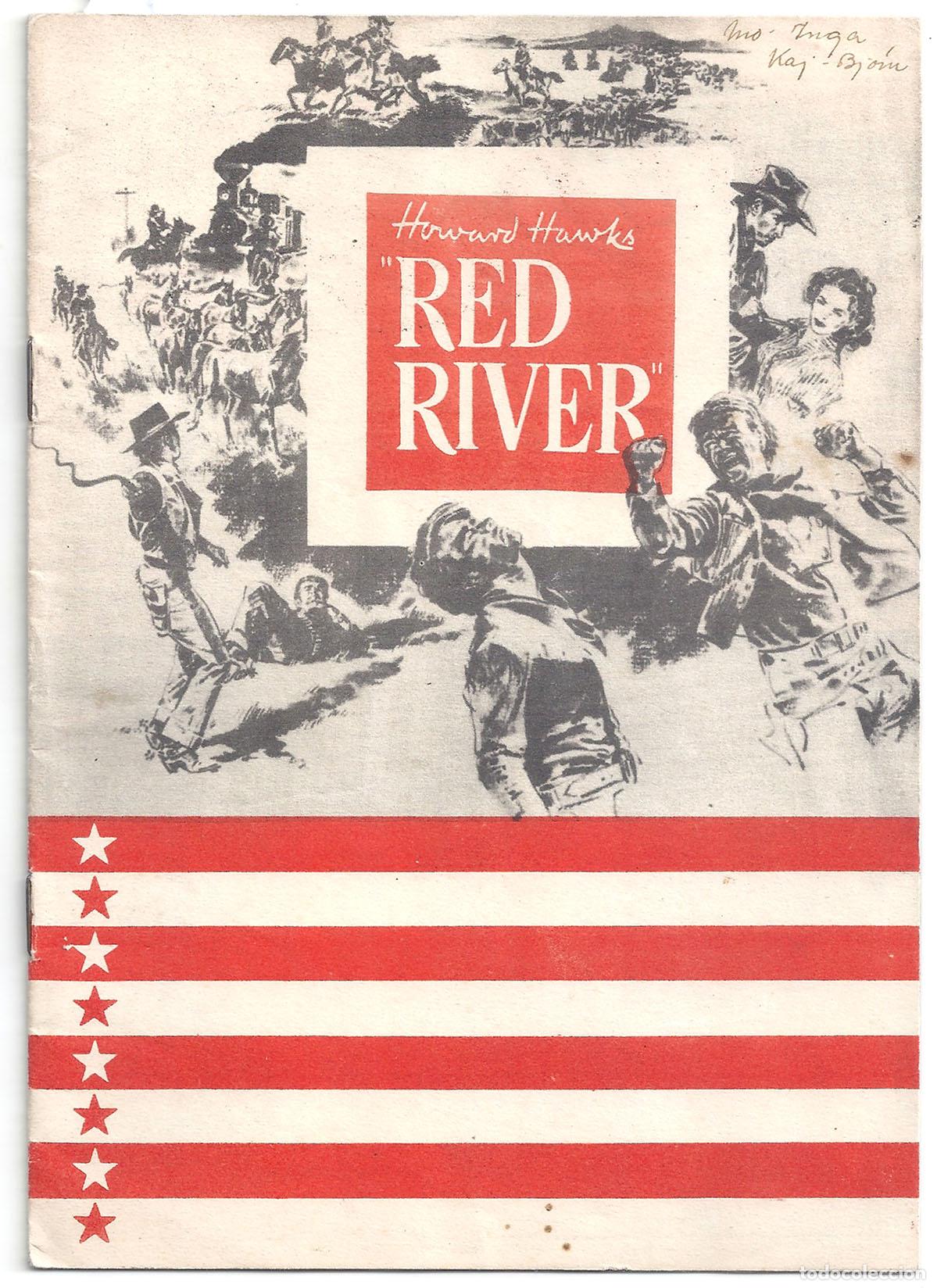 Cine: PTCC 818 RIO ROJO PROGRAMA LIBRITO DANES JOHN WAYNE MONTGOMERY CLIFT - Foto 1