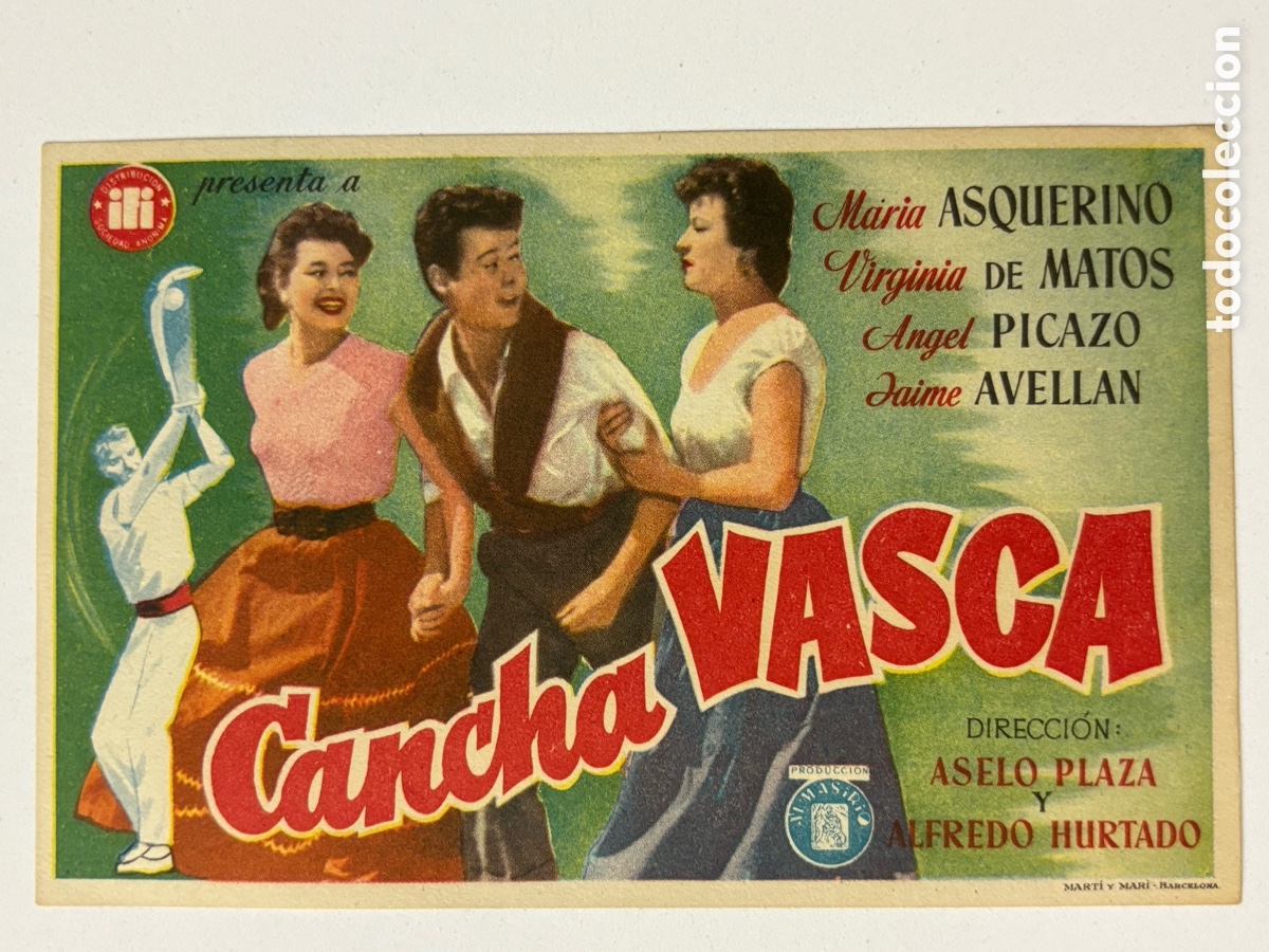 Cine: Programa cancha vasca Mar&iacute;a Asquerino A13 - Foto 1