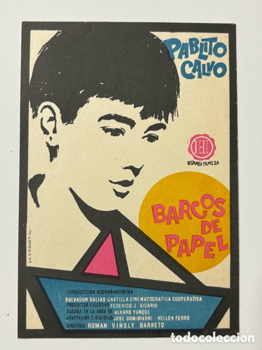 Cine: Programa barcos de papel Pablito calvo A13 - Foto 1