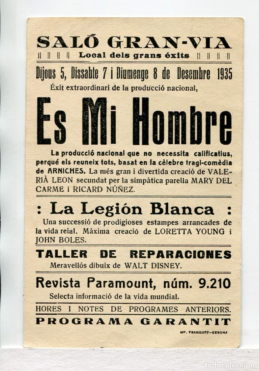 Cine: ES MI HOMBRE, con Valeriano Le&oacute;n. - Foto 2