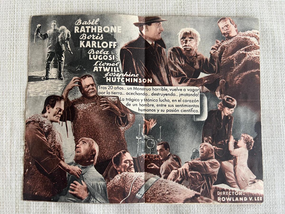 Cine: LA SOMBRA DE FRANKENSTEIN. Programa doble - Foto 3