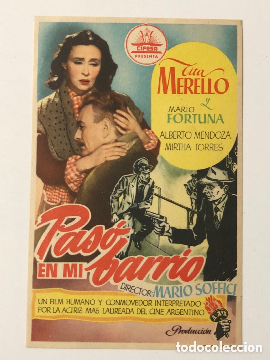 Cine: Programa Cifesa paso en mi barrio tita merello A13 - Foto 1