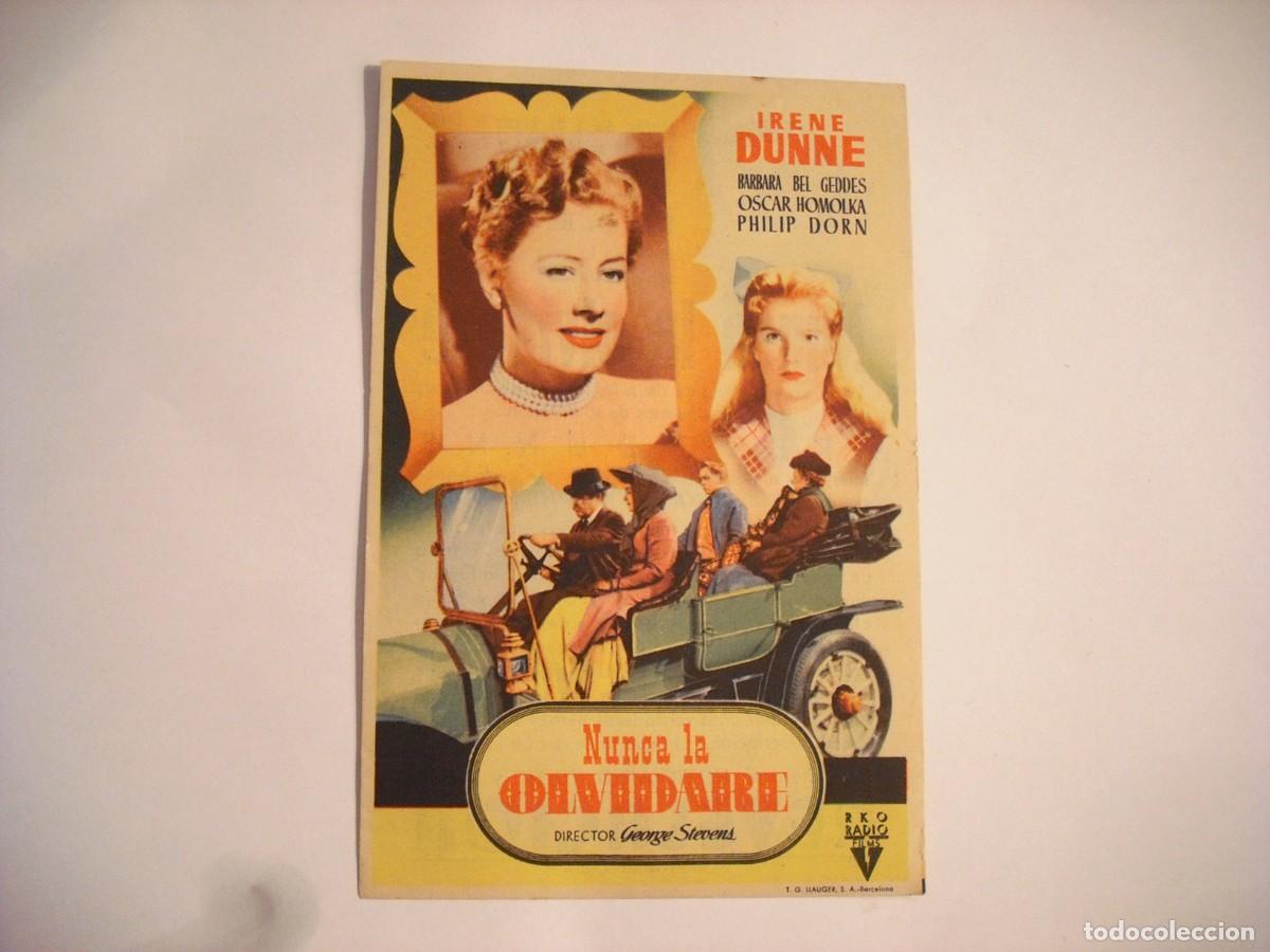 Cine: NUNCA LA OLVIDARE, PROGRAMA SENCILLO - Foto 1