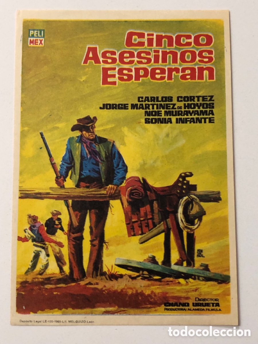 Cine: Programa cinco asesinos esperan carlos cortez A13 - Foto 1