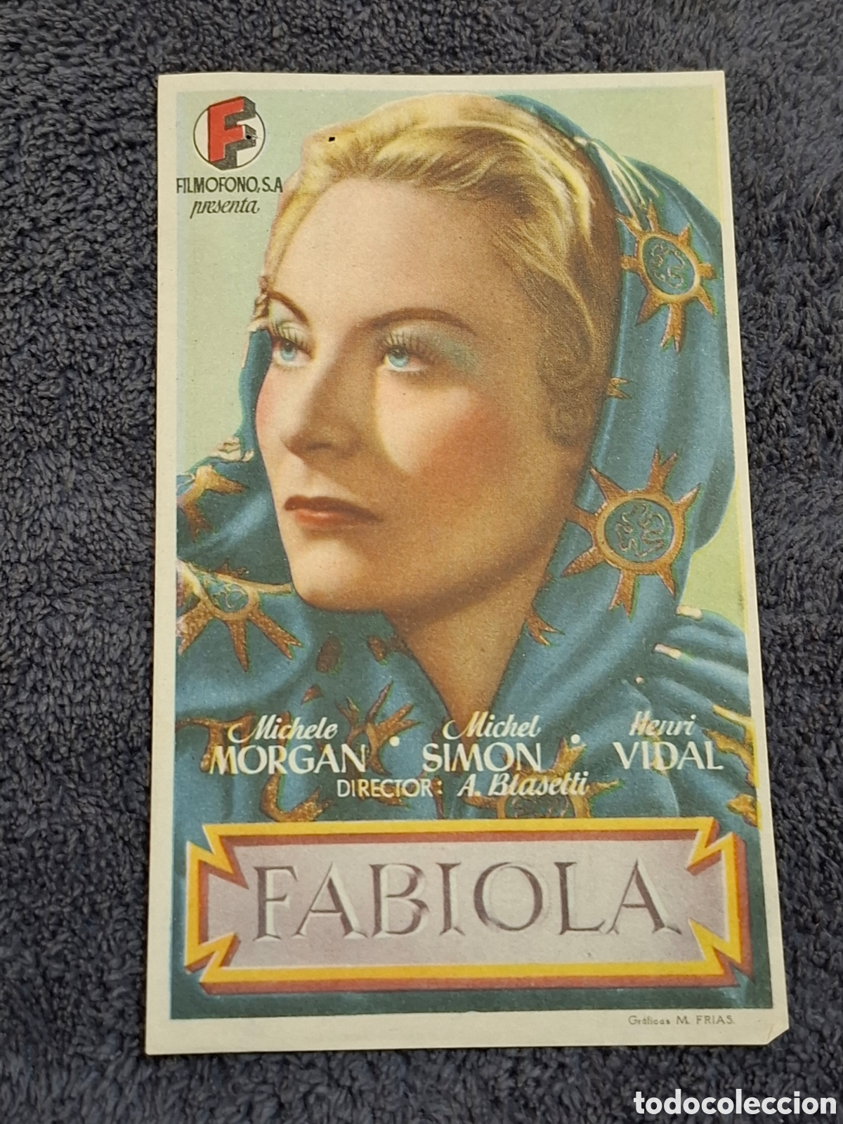 Cine: P4. Fabiola - Trasera Sin Imprimir. - Foto 1