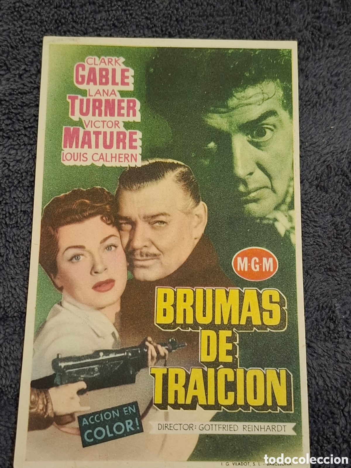 Cine: P4. Brumas De Traici&oacute;n - Trasera Sin Imprimir. - Foto 1