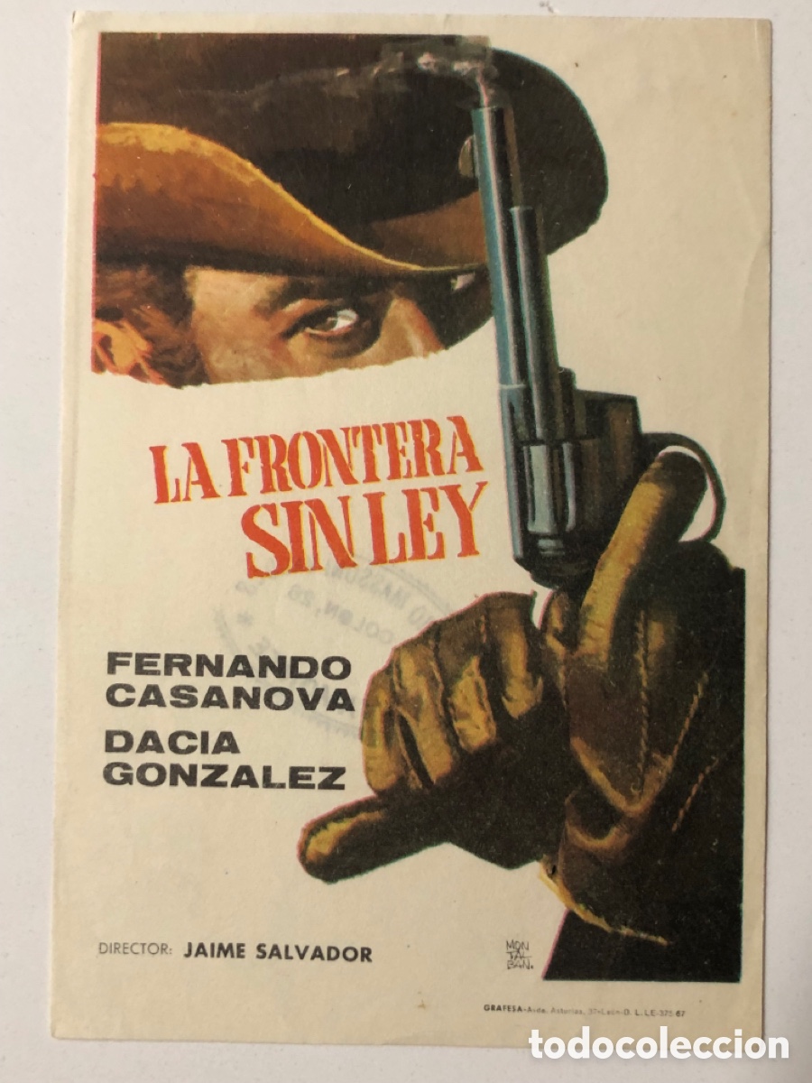Cine: Programa la frontera sin ley Fernando Casanova A13 - Foto 1