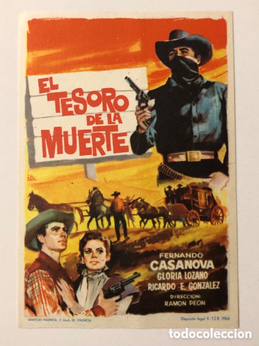 Cine: Programa el tesoro de la muerte Fernando Casanova A13 - Foto 1