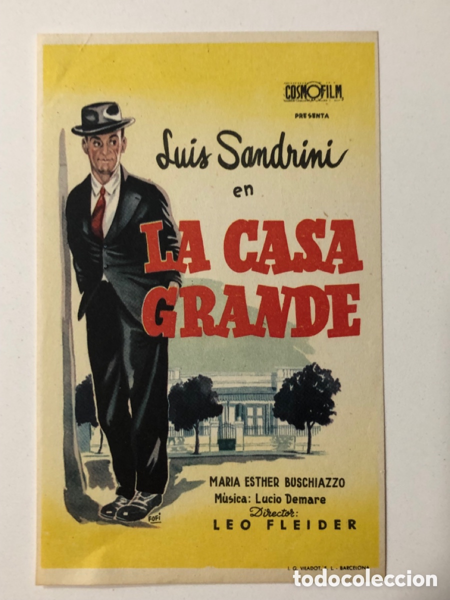 Cine: Programa la casa grande luis sandrini A13G3 - Foto 1