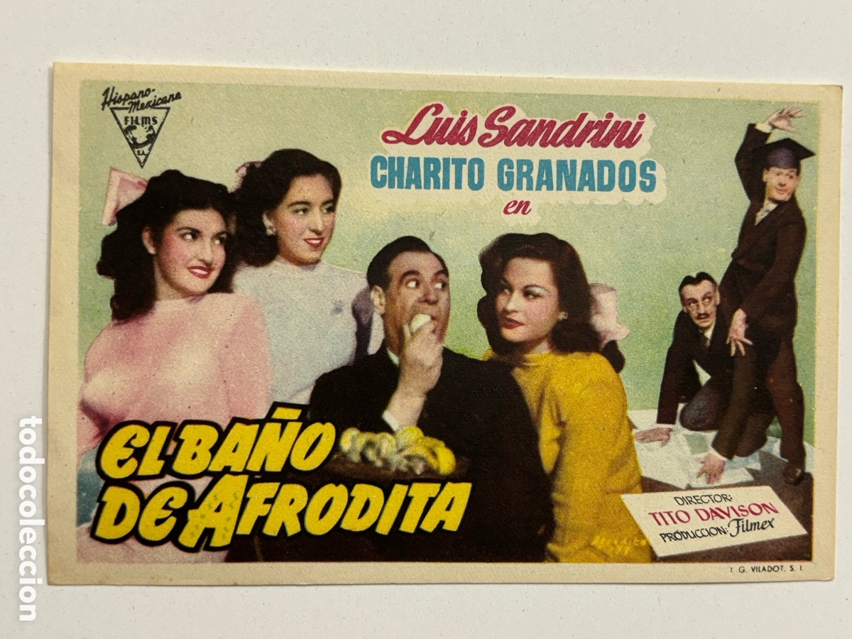Cine: Programa el ba&ntilde;o de afrodita luis sandrini A13G3 - Foto 1