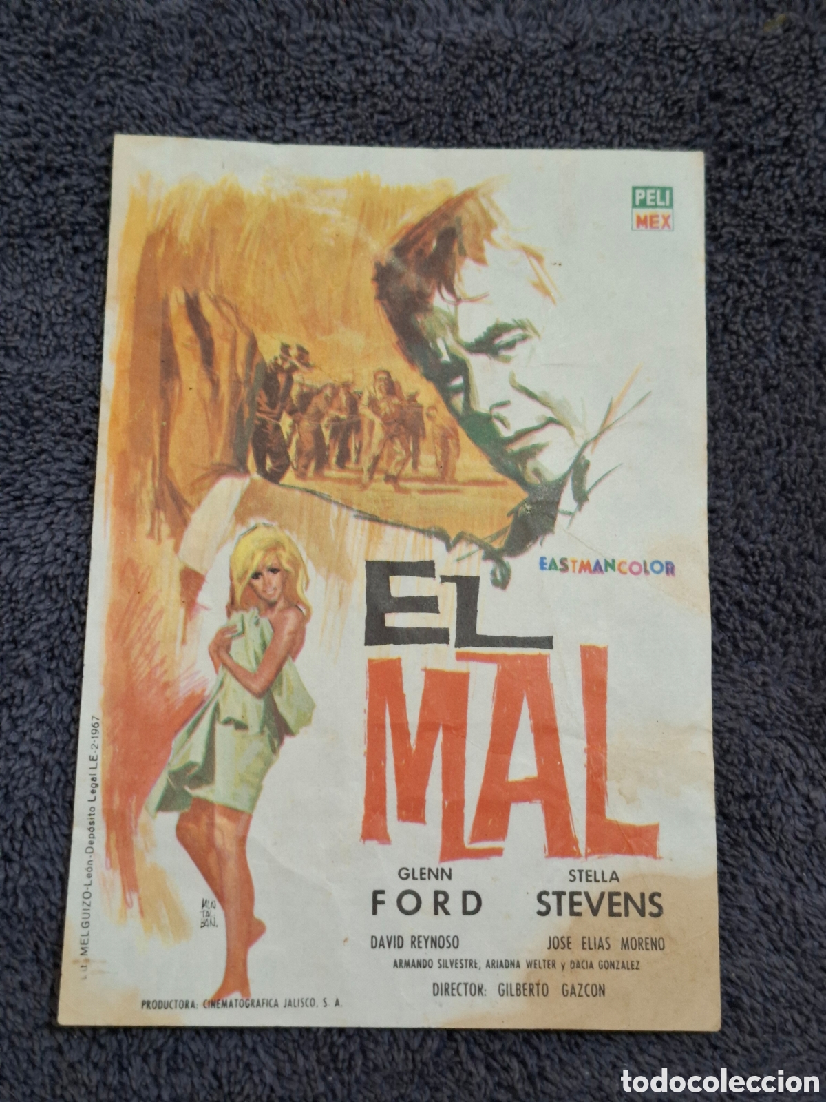 Cine: P4. El Mal - Trasera Sin Imprimir. - Foto 1