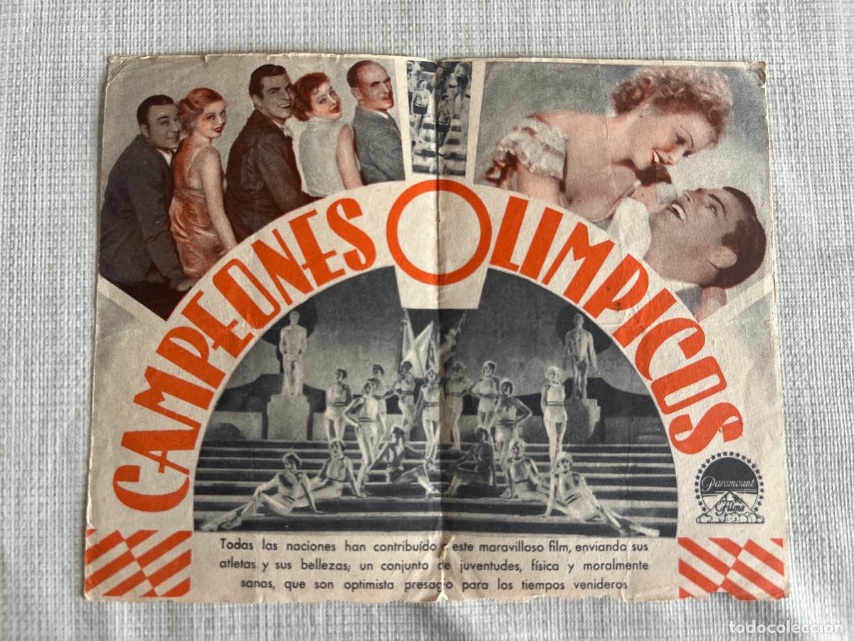 Cine: CAMPEONES OL&Iacute;MPICOS. Programa doble. Cinema Moderno - Foto 2