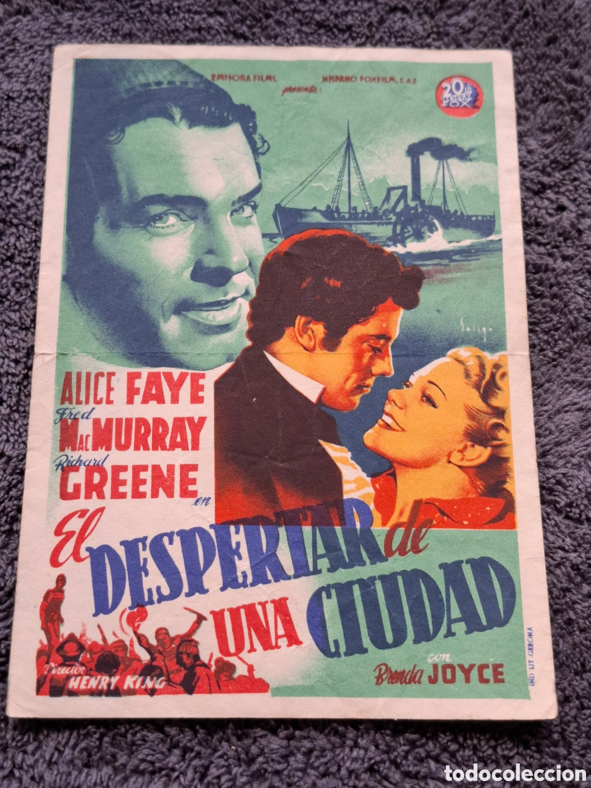 Cine: P4. El Despertar De Una Ciudad - Trasera Sin Imprimir. - Foto 1