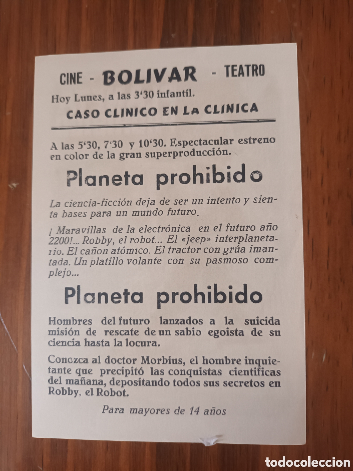 Cine: Programa de cine Planeta prohibido - Foto 2