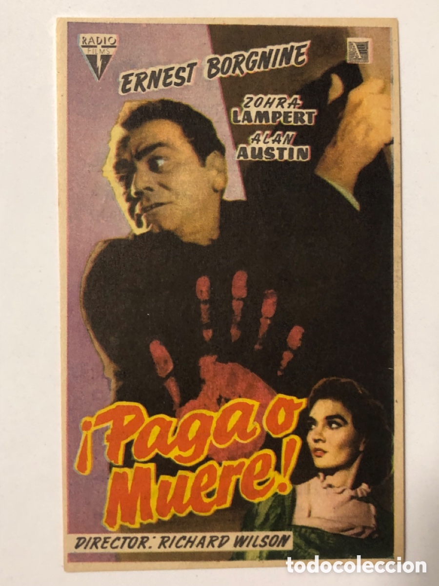 Cine: Programa Ernest Borgine con publicidad cine liceo merida A21 - Foto 1