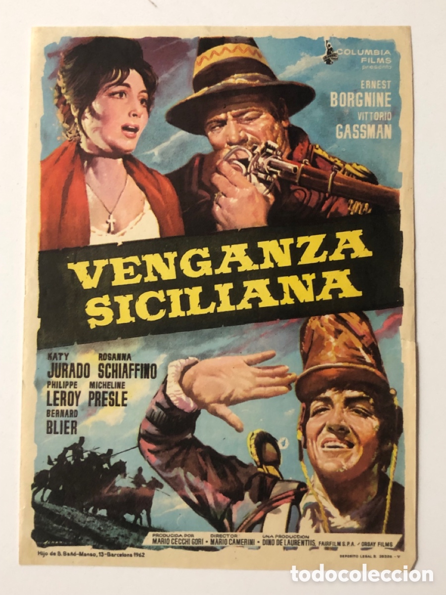 Cine: Programa venganza siciliana Ernest Borgine A21G - Foto 1