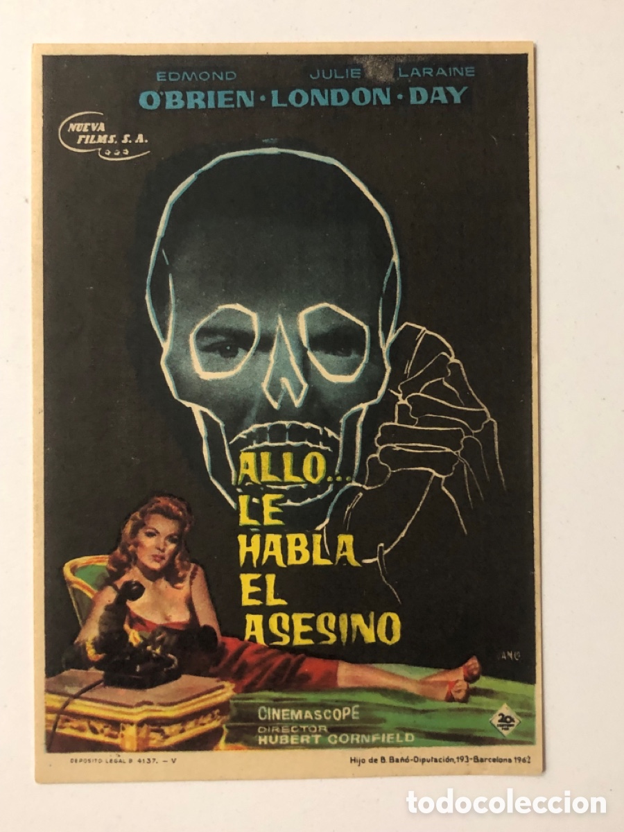 Cine: Programa allo le habla el asesino Edmond O,Brien A21 - Foto 1