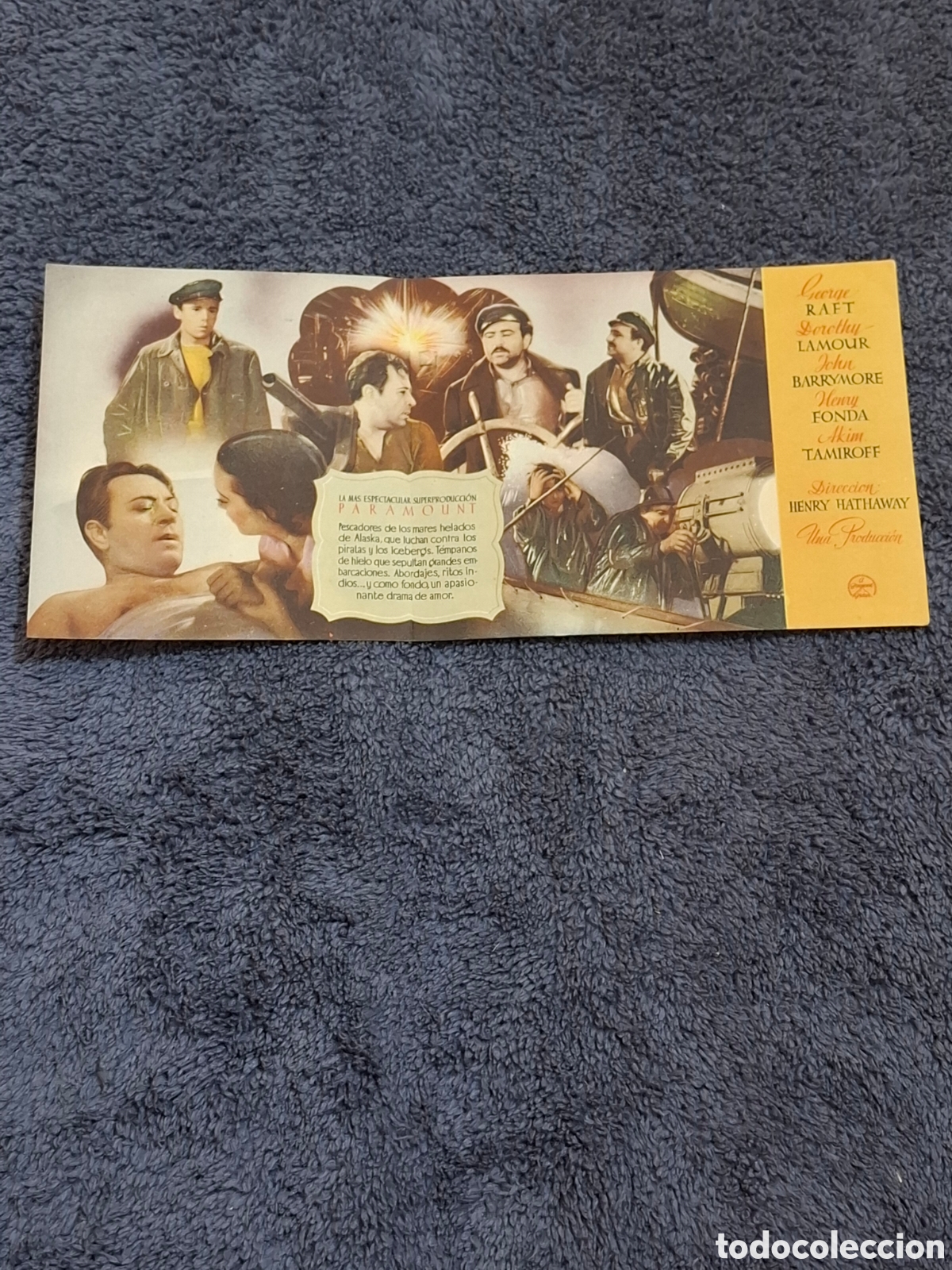Cine: P5. Lobos Del Norte, Desplegable, Sin Imprimir. - Foto 2