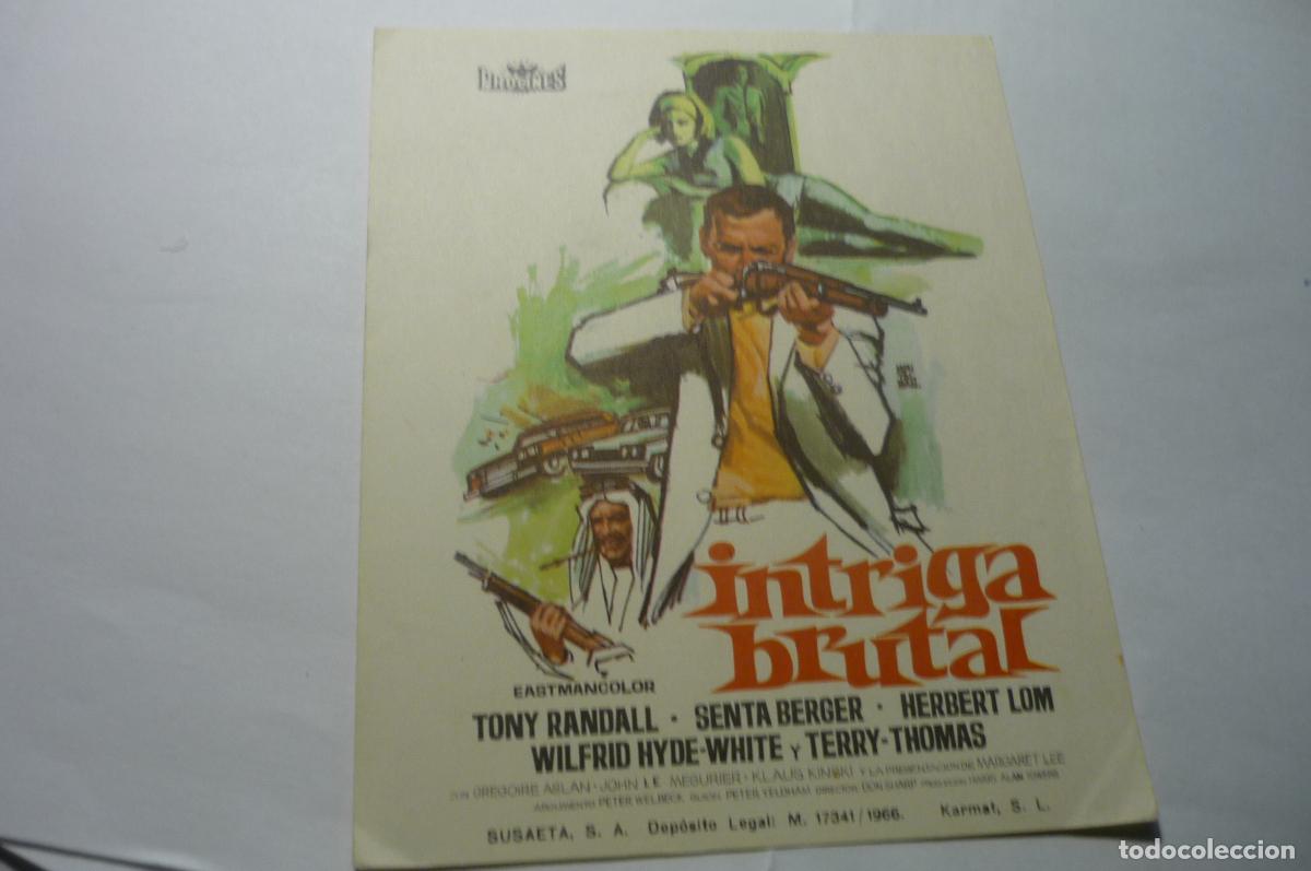 Cine: programa intriga brutal .-tony randall sello cine trueba .-baeza - Foto 1