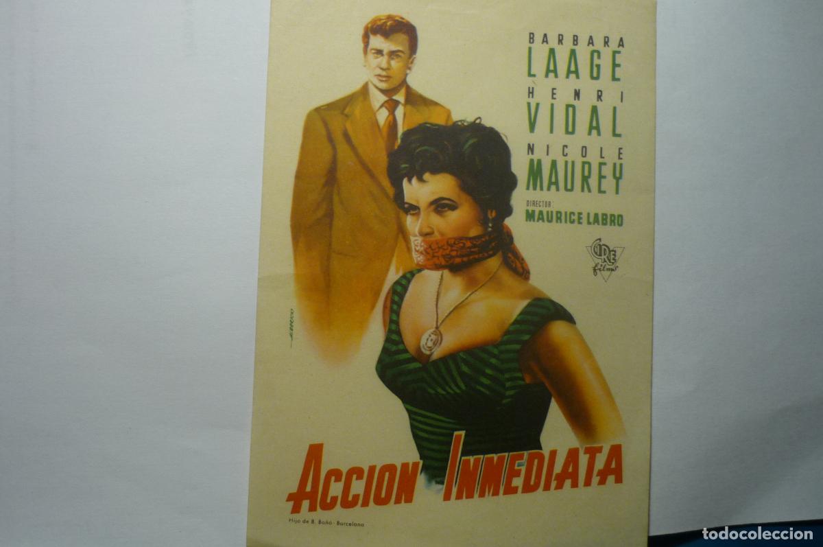 Cine: PROGRAMA ACCION INMEDIATA,.HENRI VIDAL - Foto 1