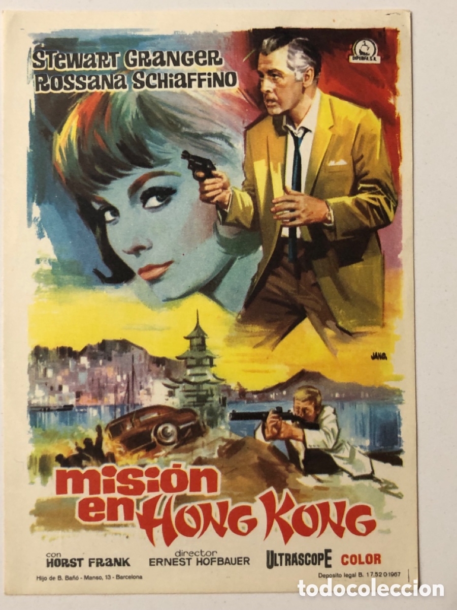 Cine: Programa mision en Hong Kong Stewart Granger A22 - Foto 1