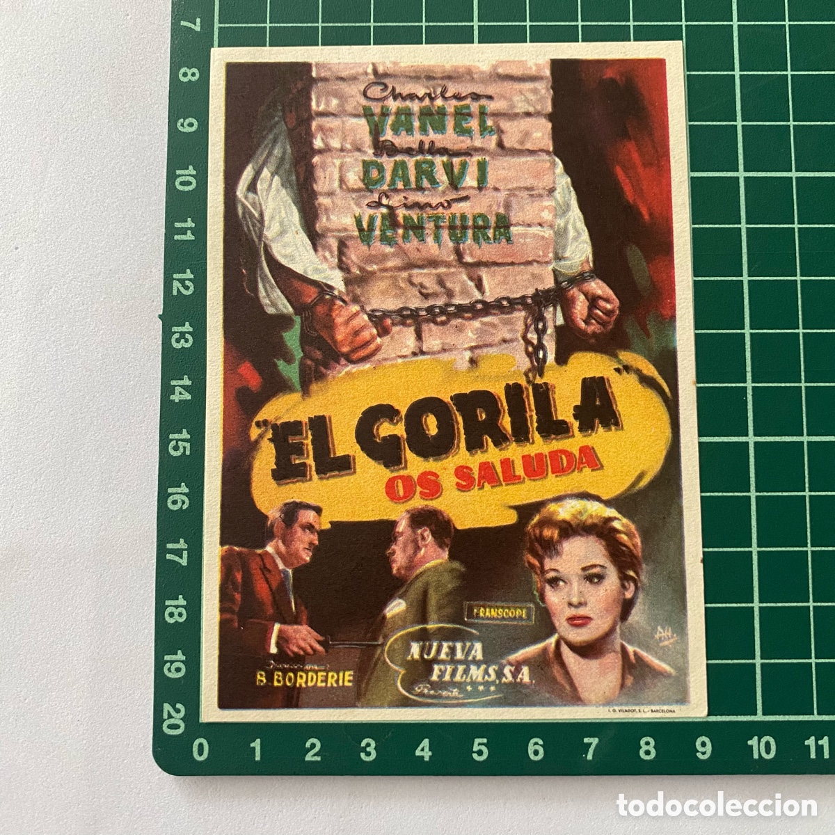 Cine: Programa de cine folleto de mano pelicula el gorila os saluda - Foto 1