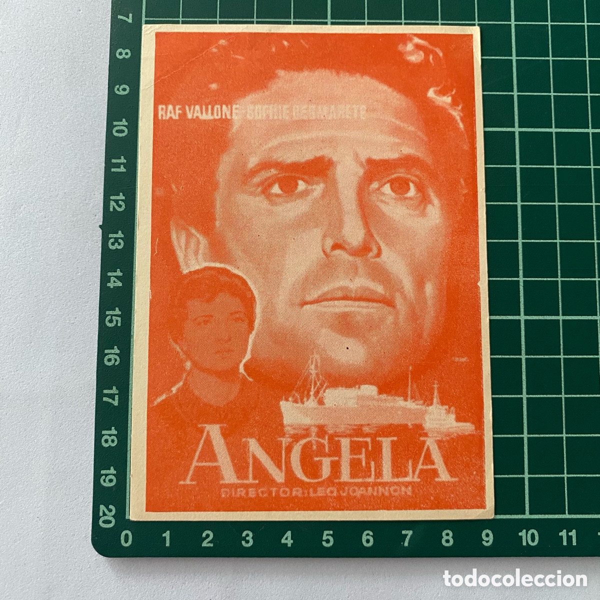 Cine: Programa de cine folleto de mano pelicula Angela - Foto 1