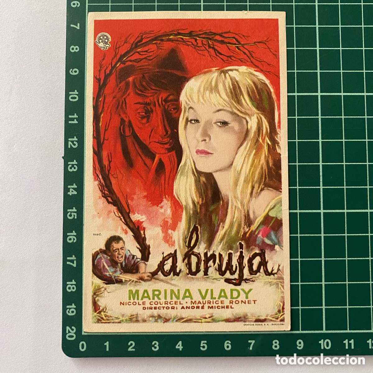 Cine: Programa de cine folleto de mano pelicula La bruja - Foto 1