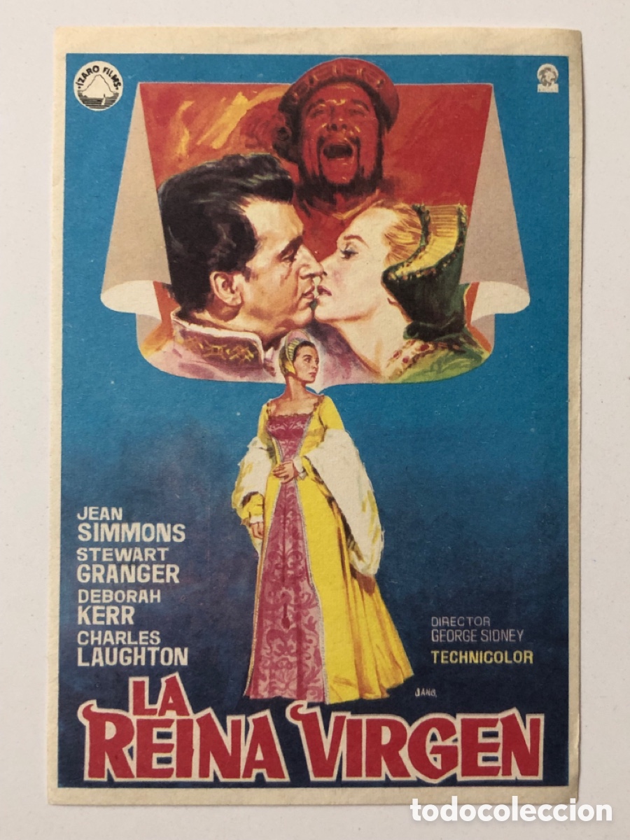 Cine: Programa la reina virgen Jean Simmons A22 - Foto 1