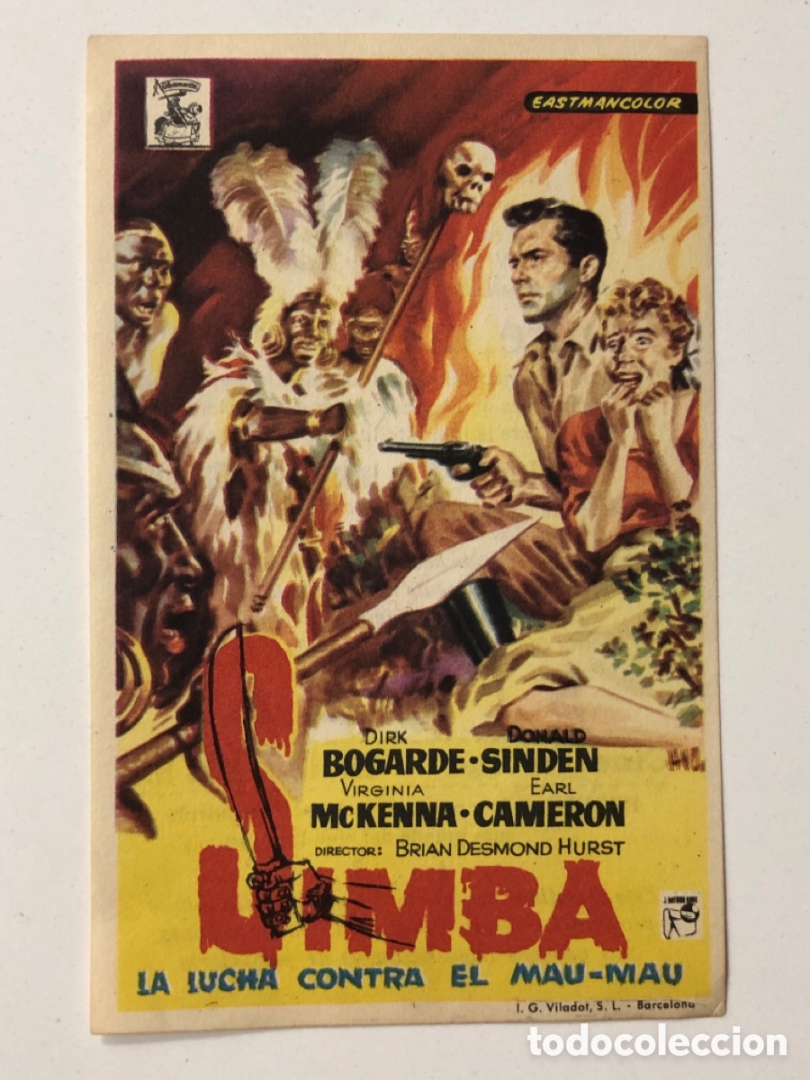Cine: Programa simba Dirk Bogarde con publicidad cine piscina A22 - Foto 1
