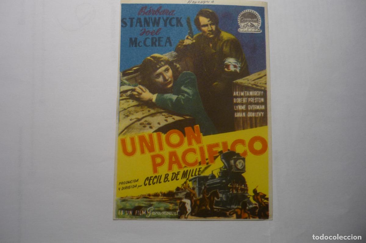 Cine: programa union pacifico.-joel mc crea - Foto 1