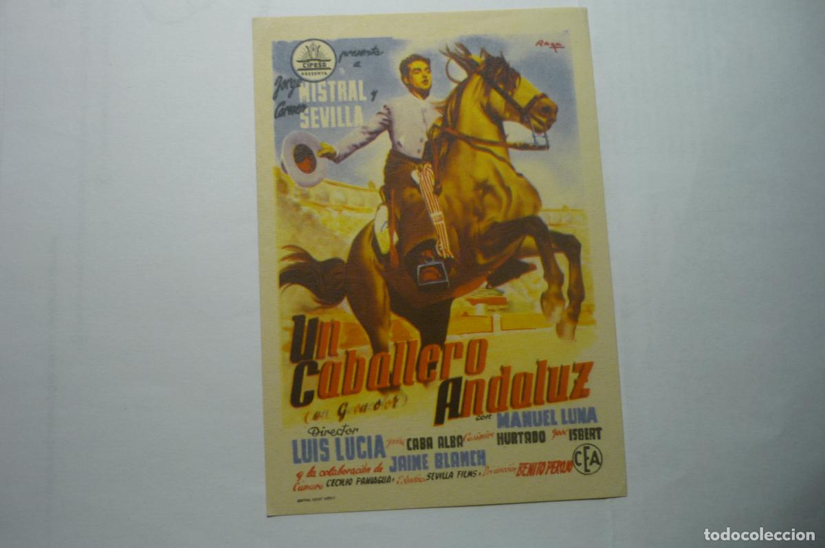 Cine: programa un caballero andaluz,.carmen sevilla - Foto 1