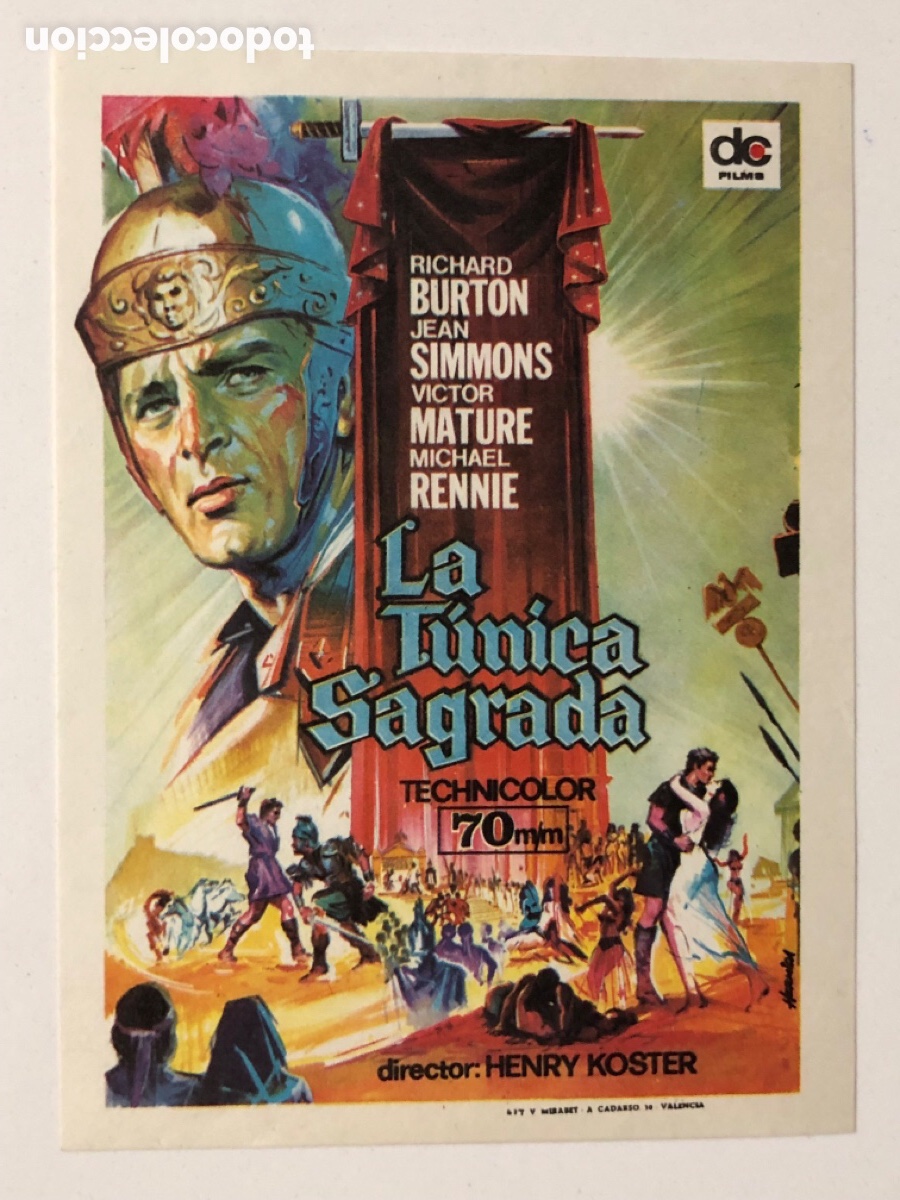 Cine: Programa la t&uacute;nica sagrada Richard Burton A22 - Foto 1