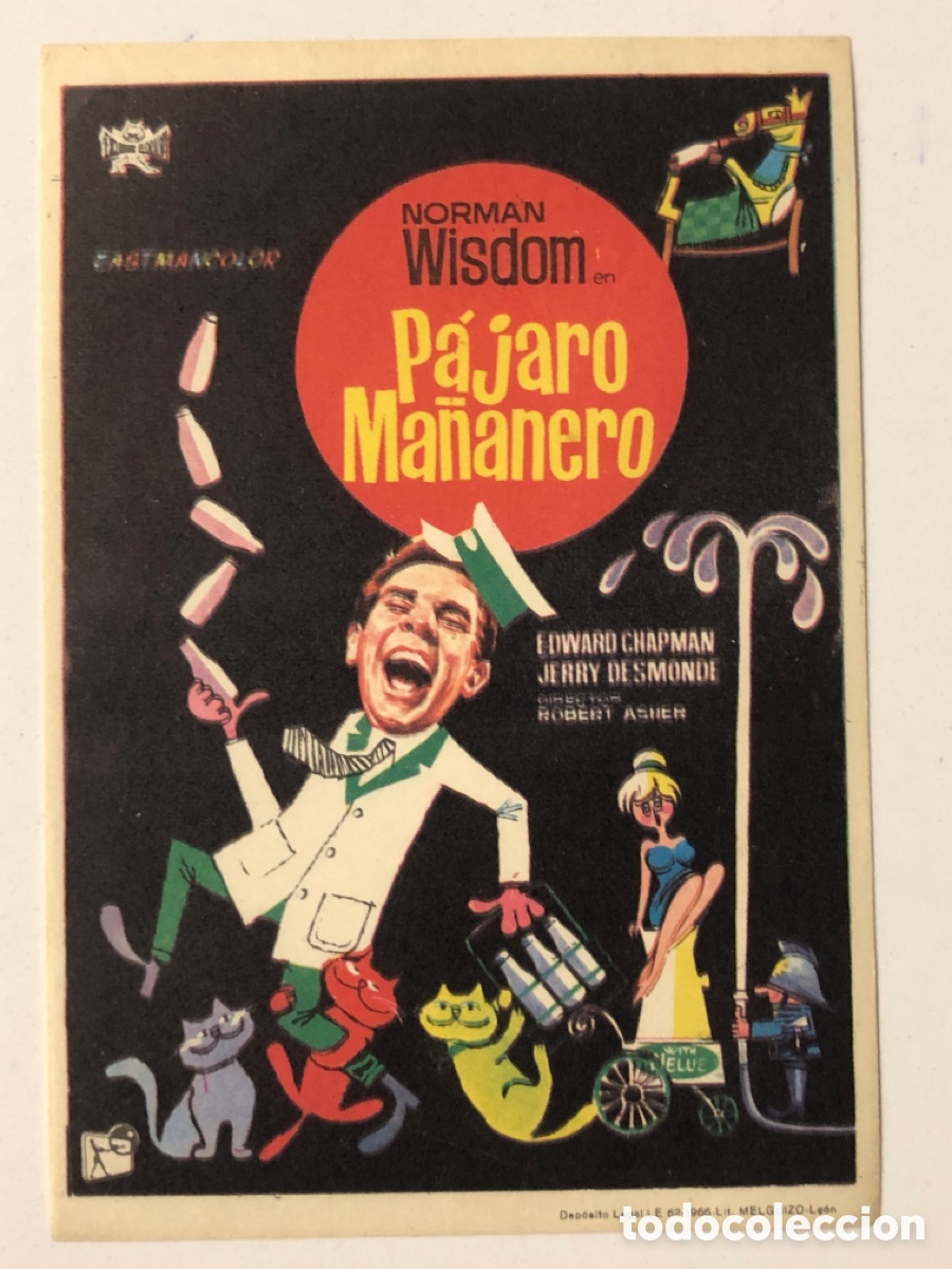 Cine: Programa pajaro ma&ntilde;anero Norman Wisdom A22 - Foto 1
