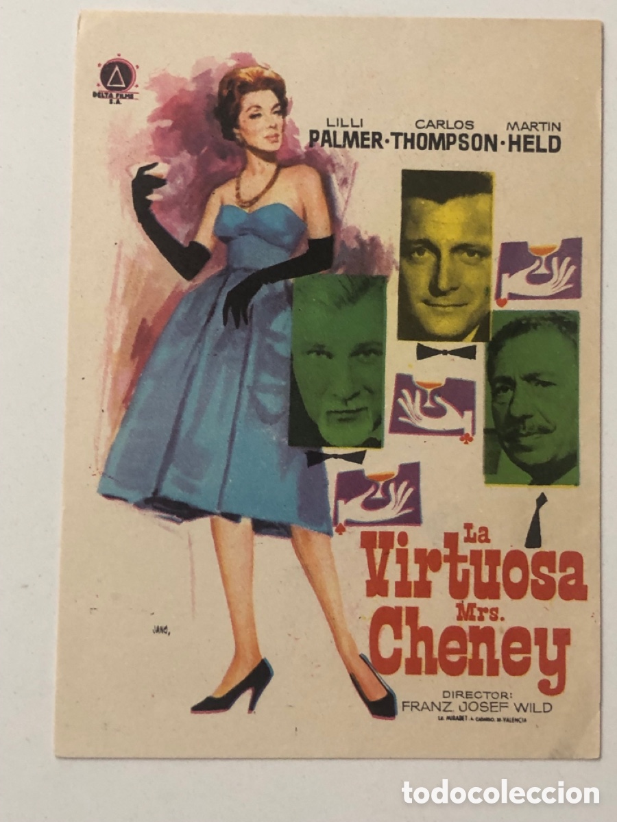Cine: Programa la virtuosa Mrs Cheney Lilli Palmer A22 - Foto 1