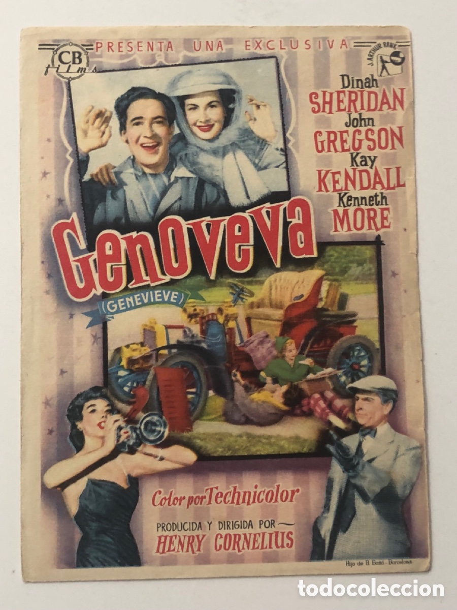 Cine: Programa Genoveva Kay Kendall A22G1 - Foto 1