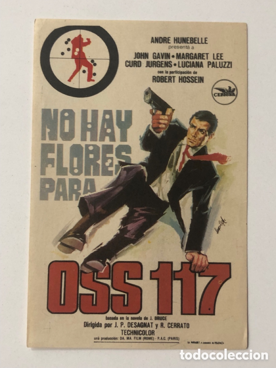 Cine: Programa no hay flores para Oss 117 john Gavin A22 - Foto 1