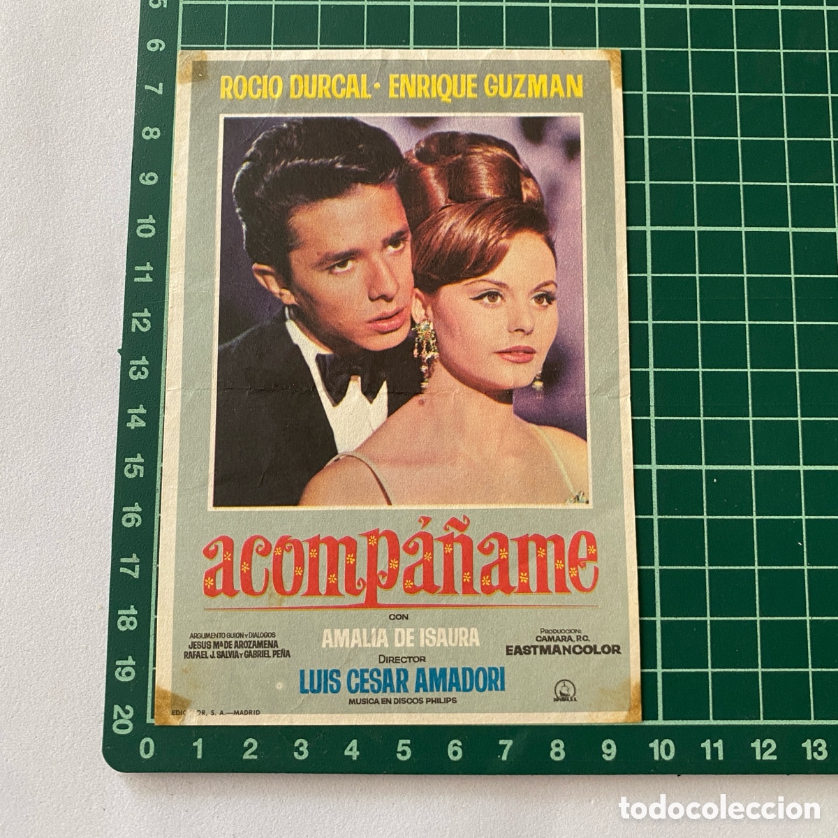 Cine: Programa de cine folleto de mano pelicula Acompa&ntilde;ame - Foto 1