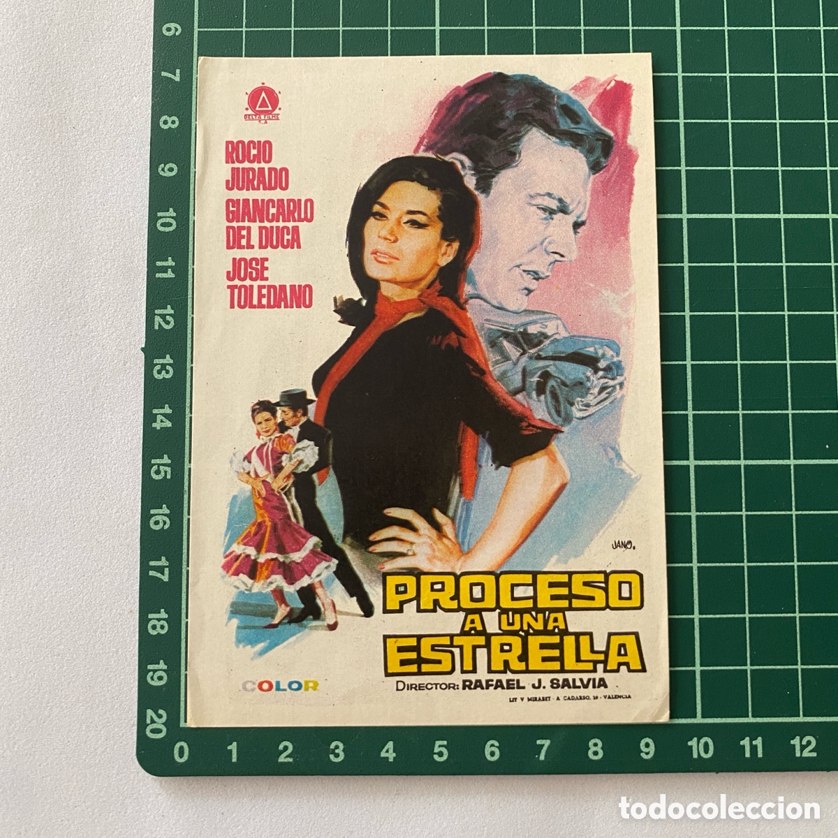 Cine: Programa de cine folleto de mano pelicula proceso a una estrella - Foto 1