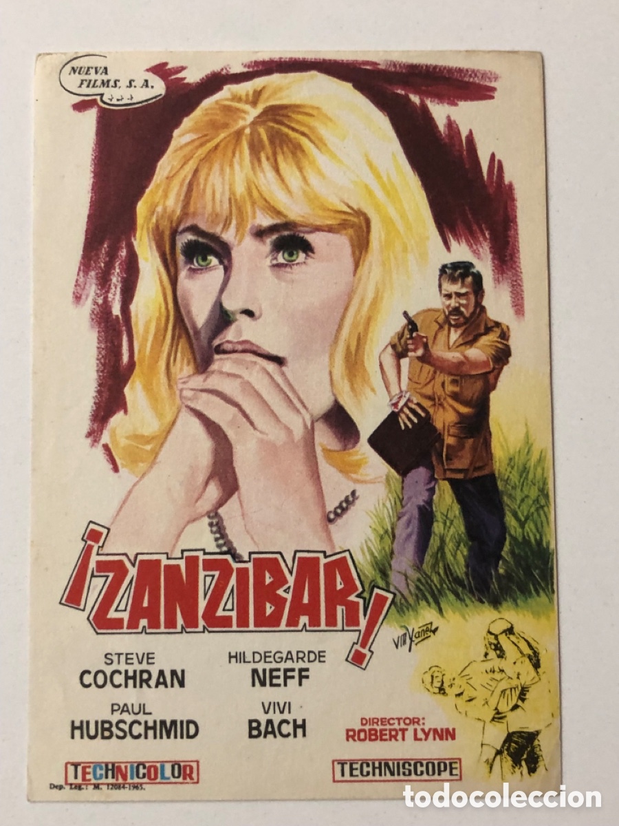 Cine: Programa zanzibar steve Cochran A22 - Foto 1