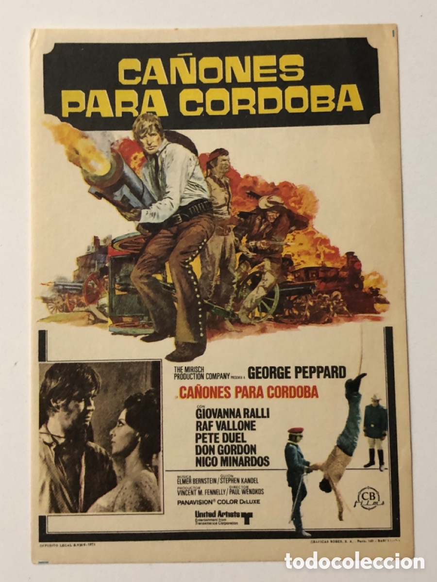 Cine: Programa ca&ntilde;ones para cordoba George Peppard A22 - Foto 1
