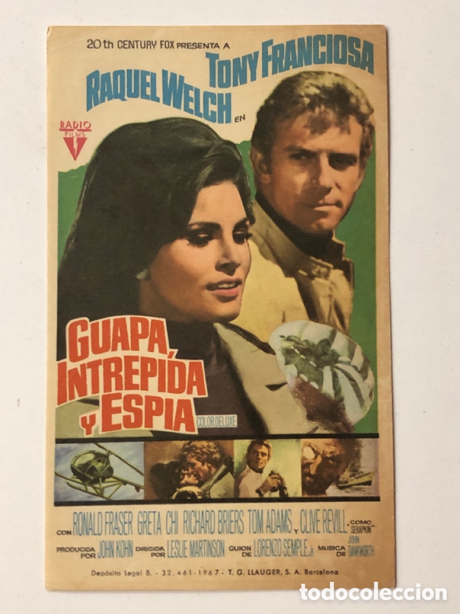 Cine: Programa guapa intr&eacute;pida y espia Raquel Welch A22 - Foto 1