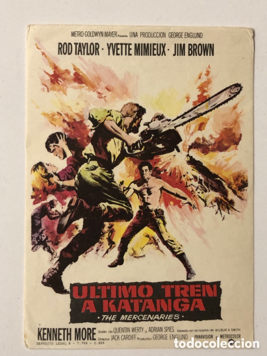 Cine: Programa &uacute;ltimo tren a katanga Rod Taylor A22 - Foto 1