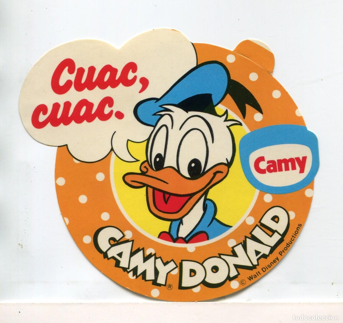 Cine: EL PATO DONALD. PEGATINA. - Foto 1