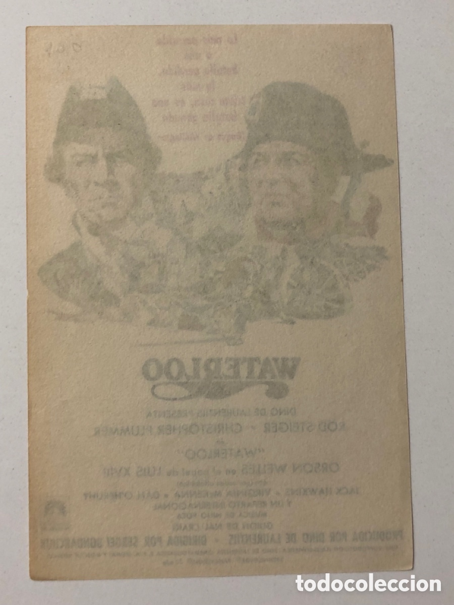 Cine: Programa Walterloo Rod Steiger A22 - Foto 2